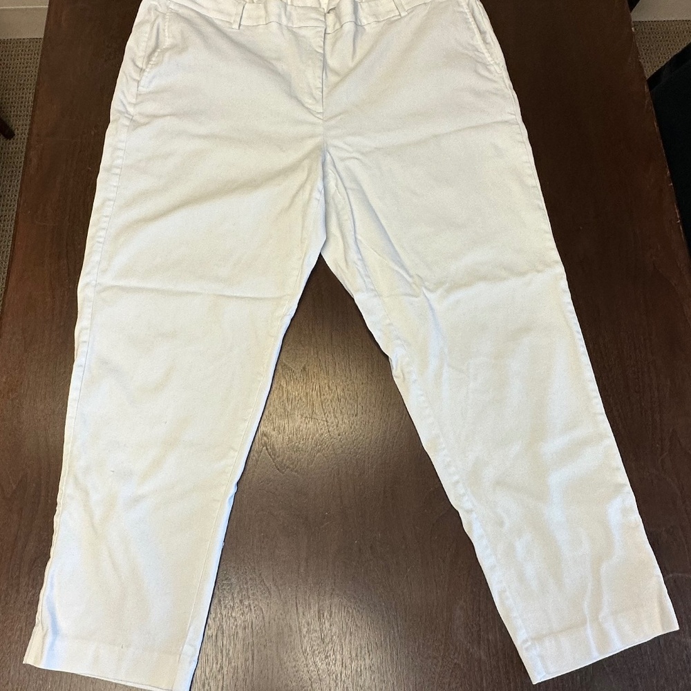 J.Jill Wearever Refined Woven Trousers - Size 24